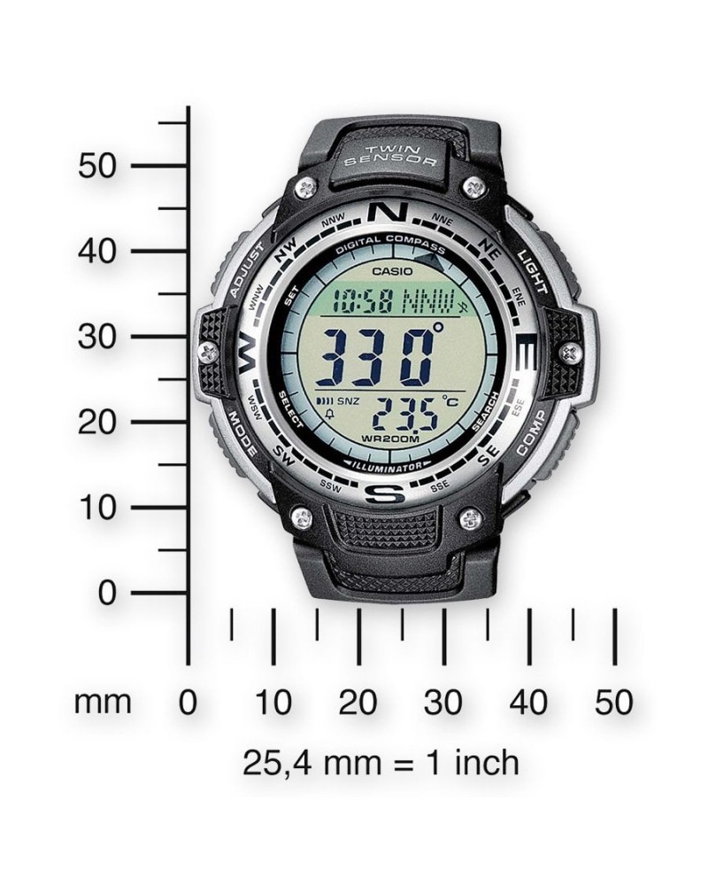 Reloj con brujula online casio